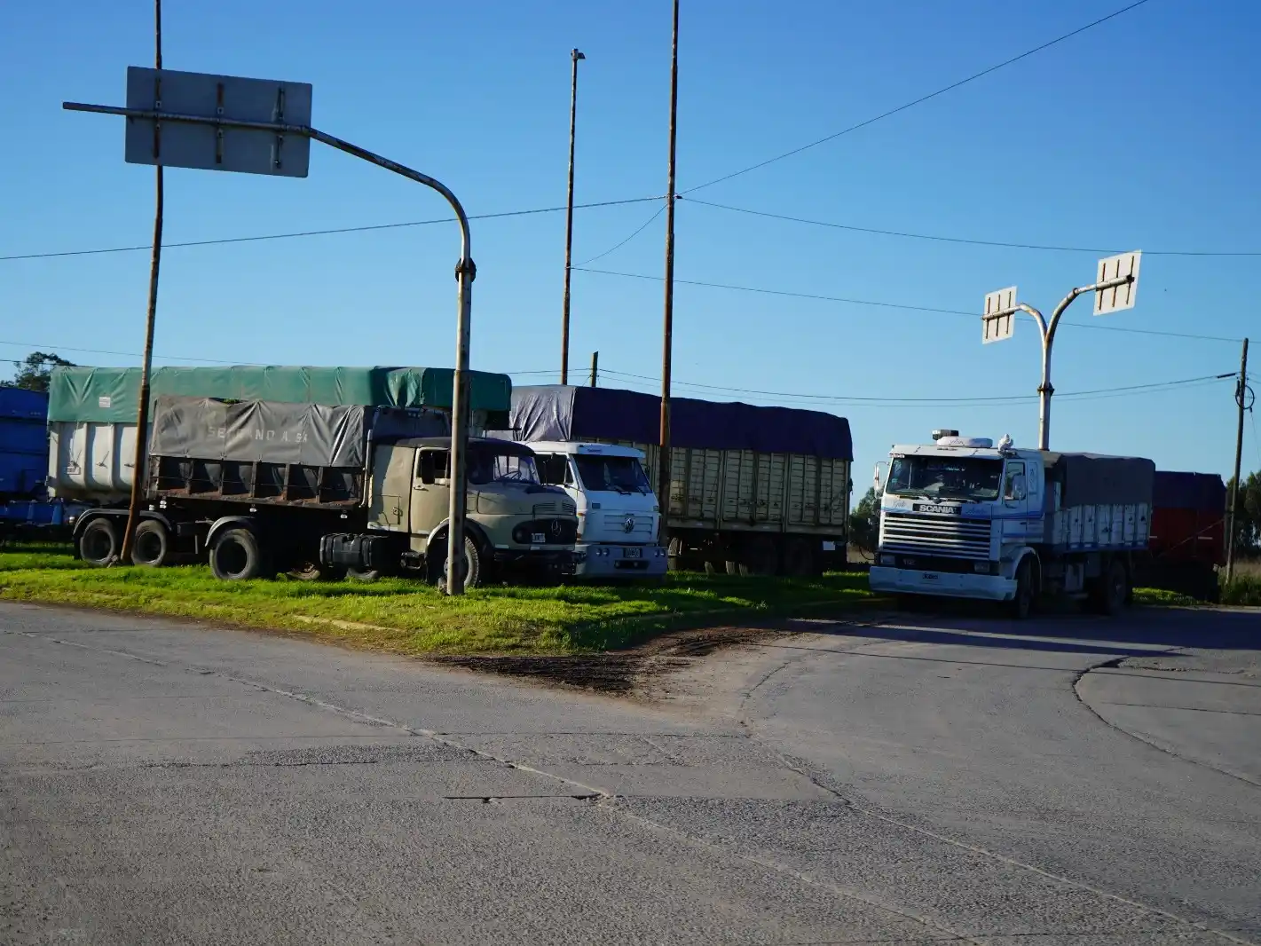 Afectación. El paro de transportistas afecta a toda la cadena agroexportadora