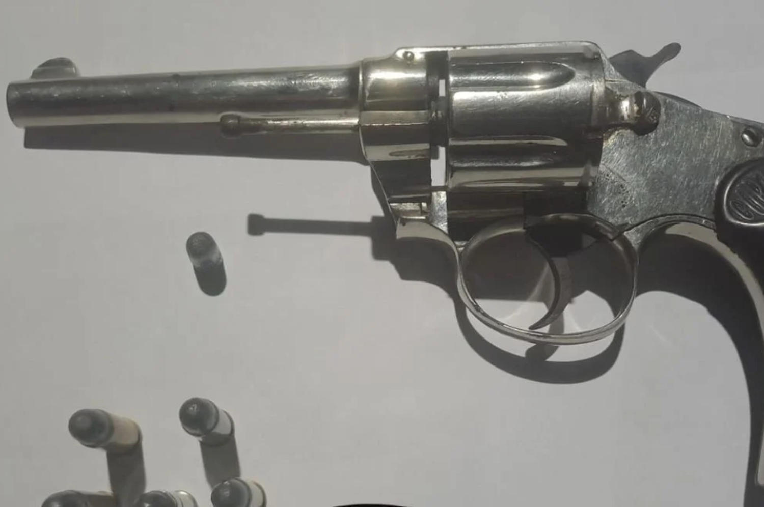 El arma secuestrada