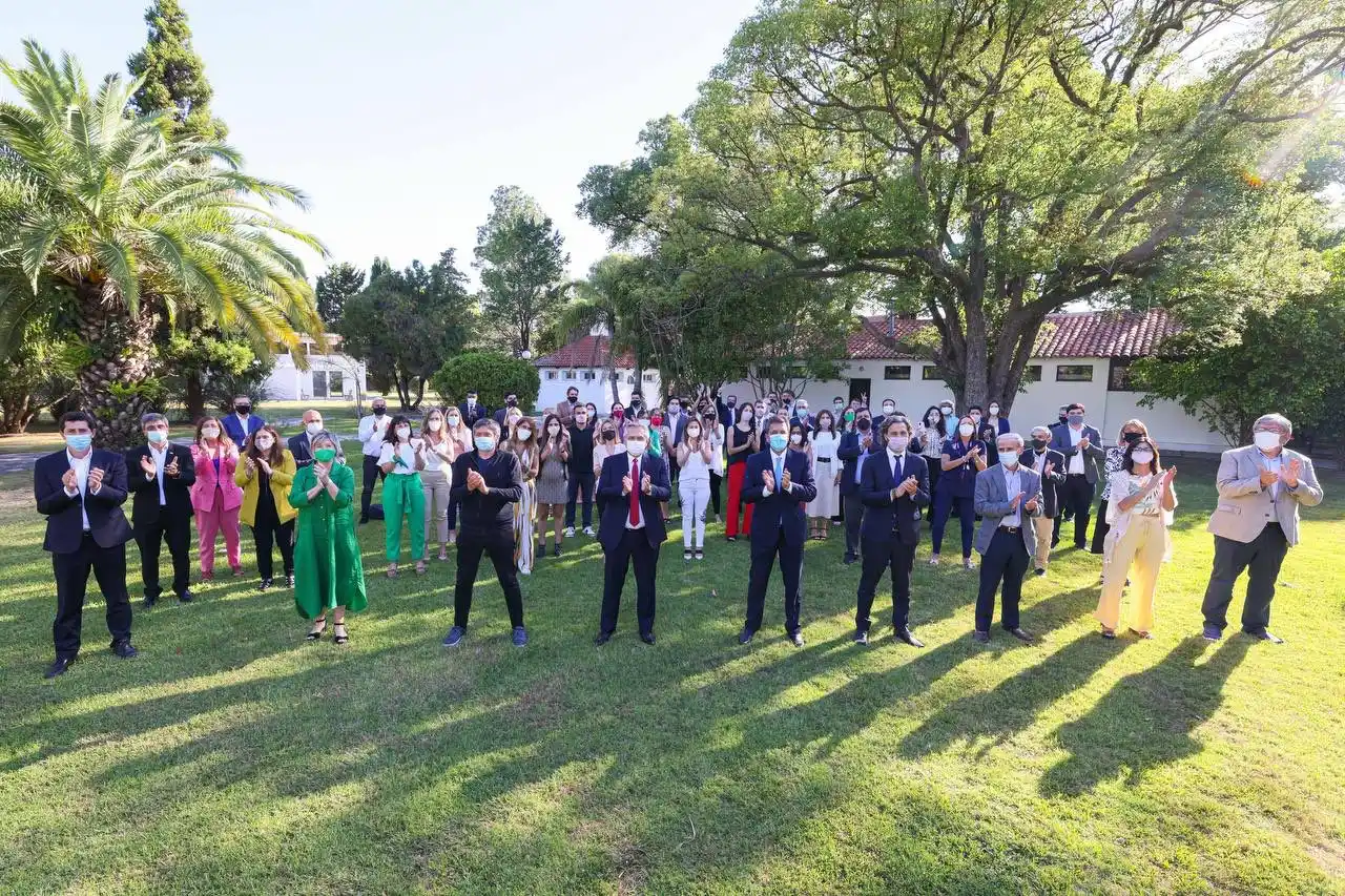 Diputados entrerrianos fueron recibidos en Olivos por Alberto Fernández