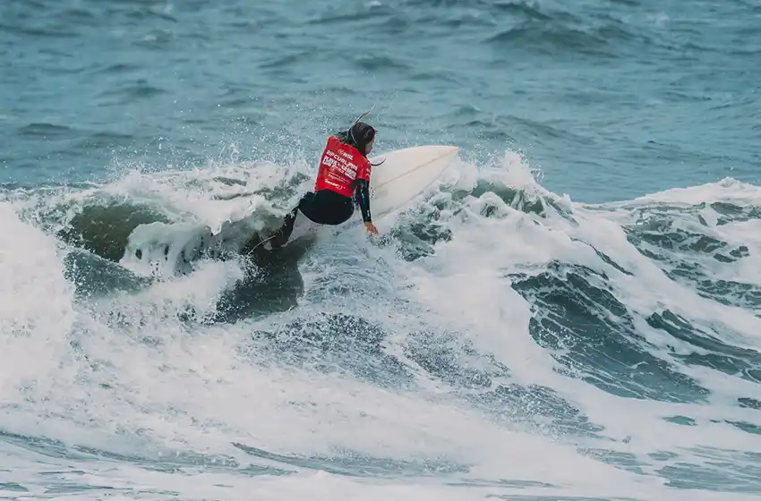 Punto de inicio para el Rip Curl Pro de Playa Grande