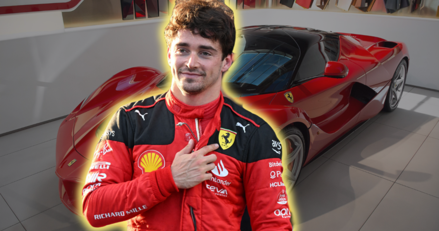 Así es el extravagante vehículo de Charles Leclerc que vale 2,2 millones de dólares