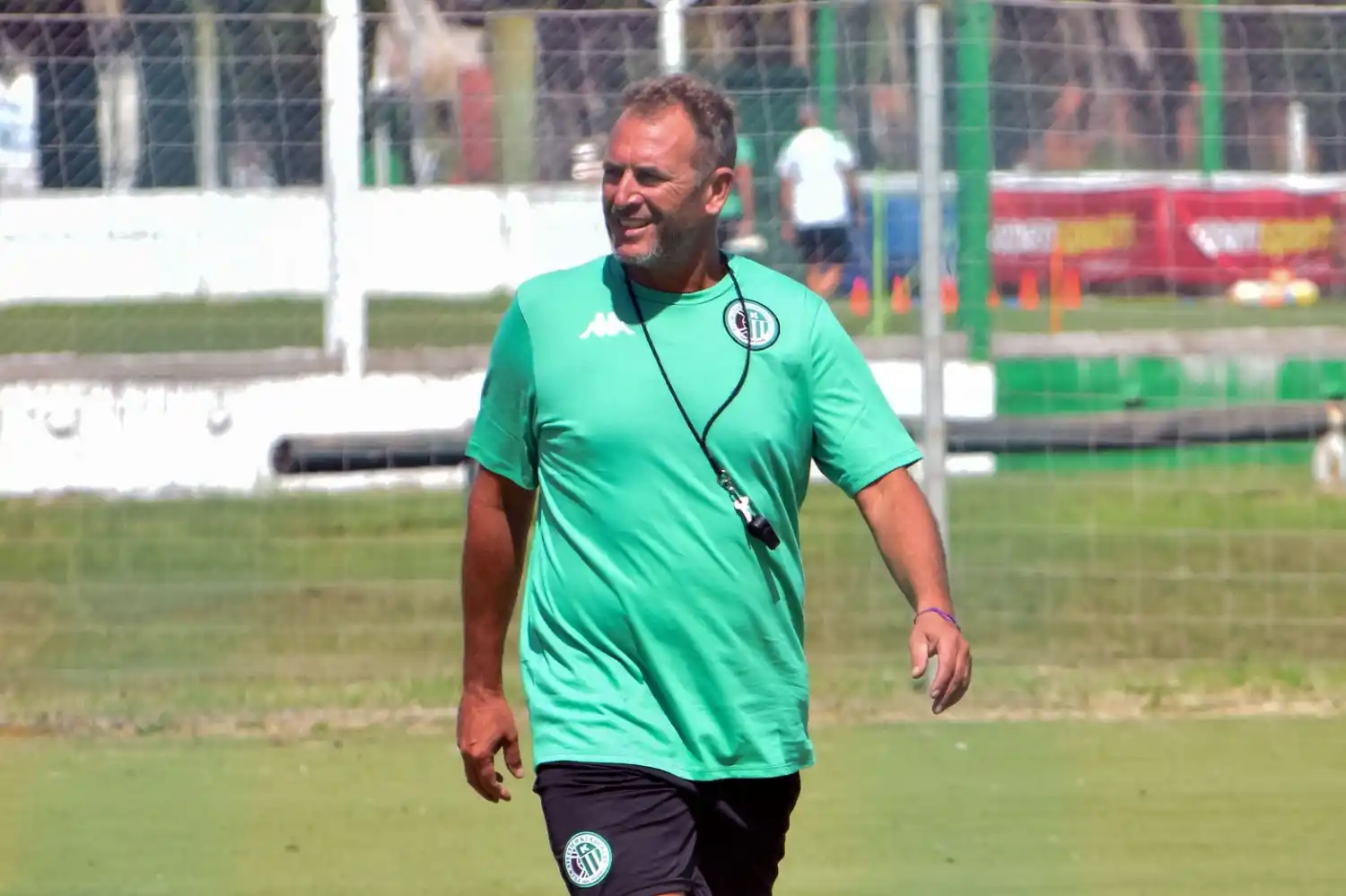 Mariano Mignini ensayó con tres modificaciones para el partido en Neuquén (Foto: Prensa Kimberley)