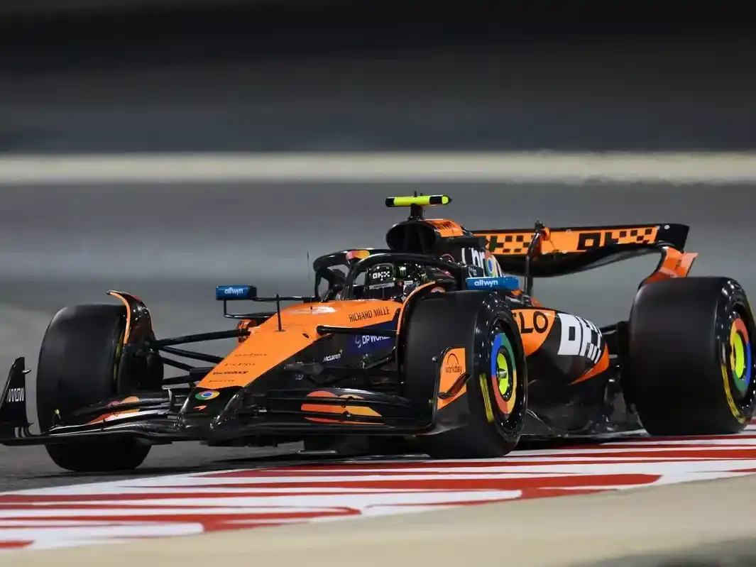Lando Norris. El más rápido en los test de Bahréin de la F1