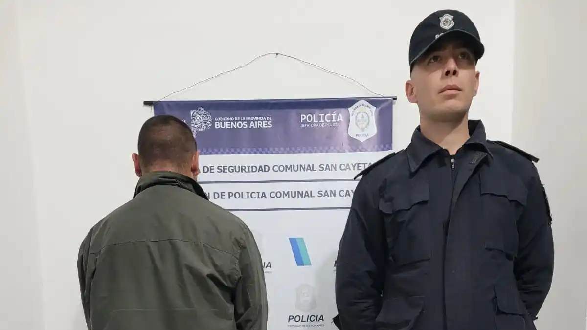 Detuvieron en San Cayetano a un hombre con orden de captura activa