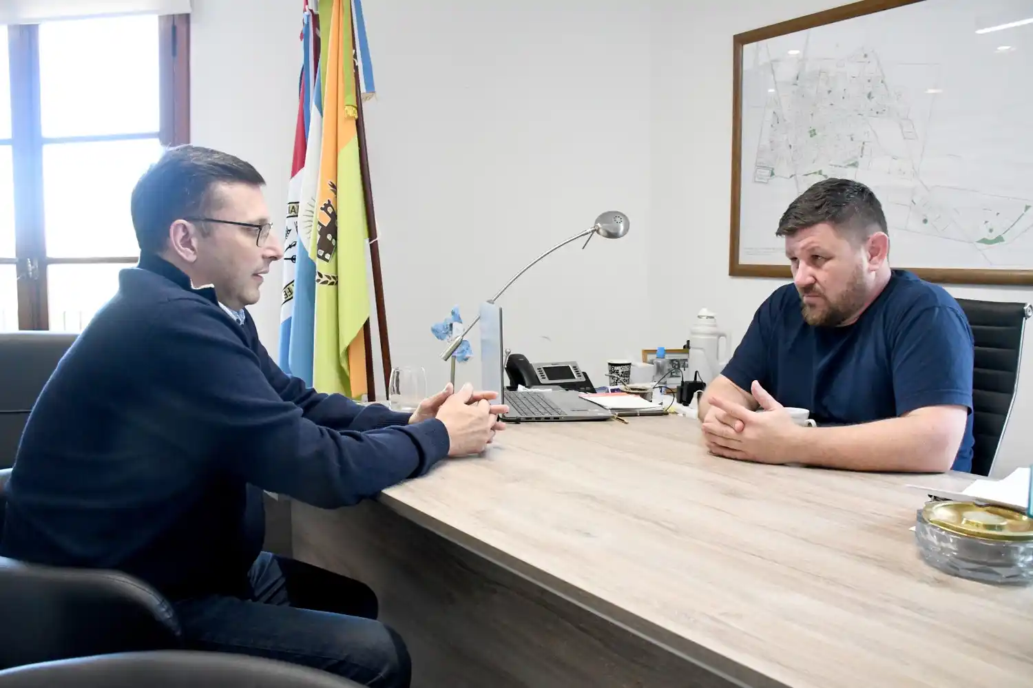 Pablo Pinotti se reunió con el presidente del Concejo rafaelino, Lisandro Mársico - 3