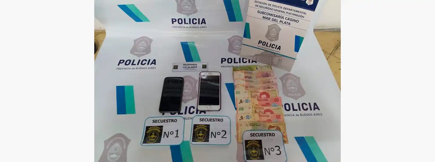 Roban dos Iphone y en la huida se lastima en la cabeza: lo atrapan junto a un menor
