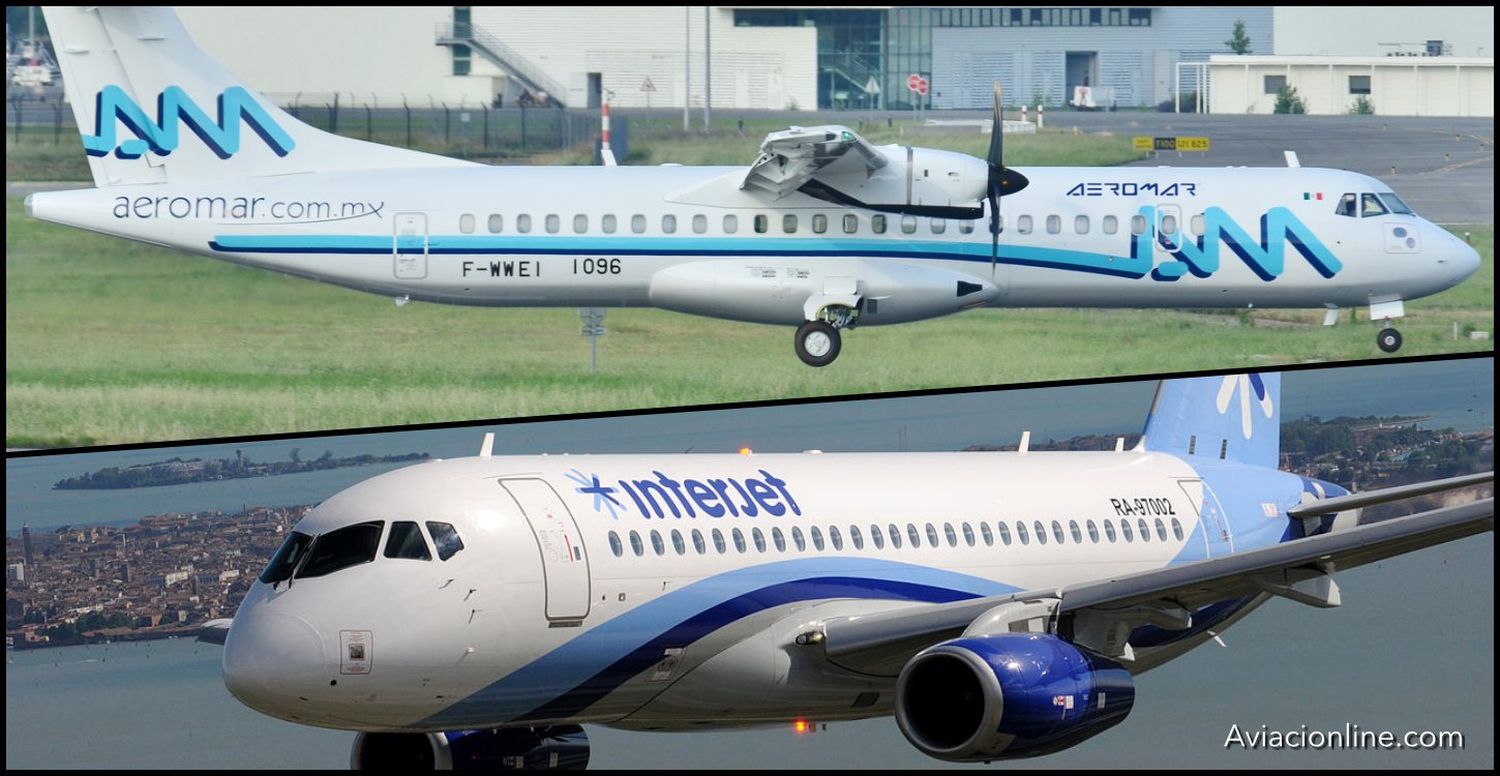 Aeromar e Interjet lanzan una nueva alianza comercial