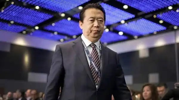 Interpol le pidió a China que aclare la situación de su jefe Meng Hongwei