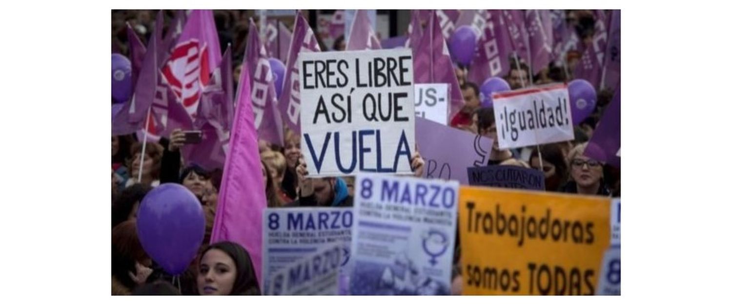 Las mujeres vuelven a copar las calles con una multitudinaria marcha.