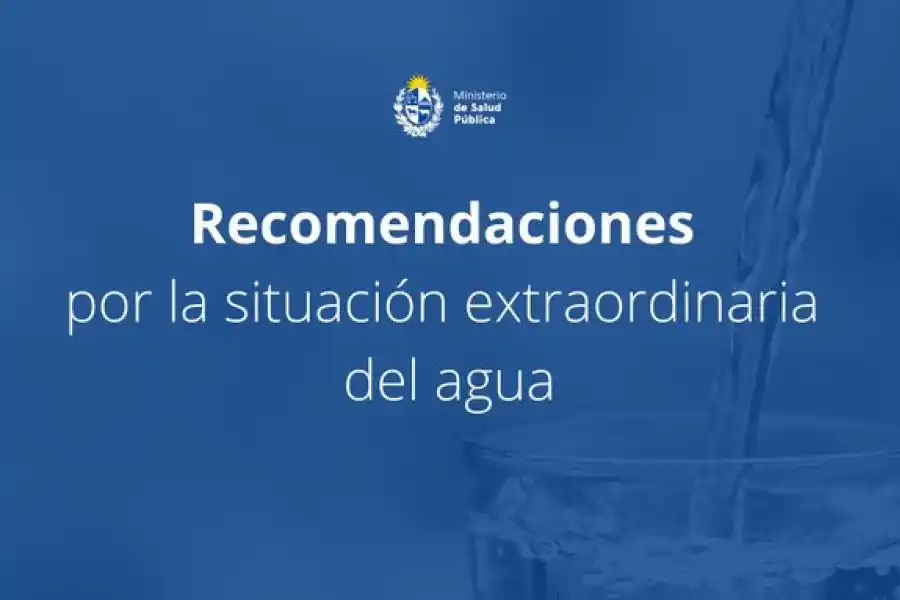 Preocupa la falta de agua para consumo humano en Montevideo