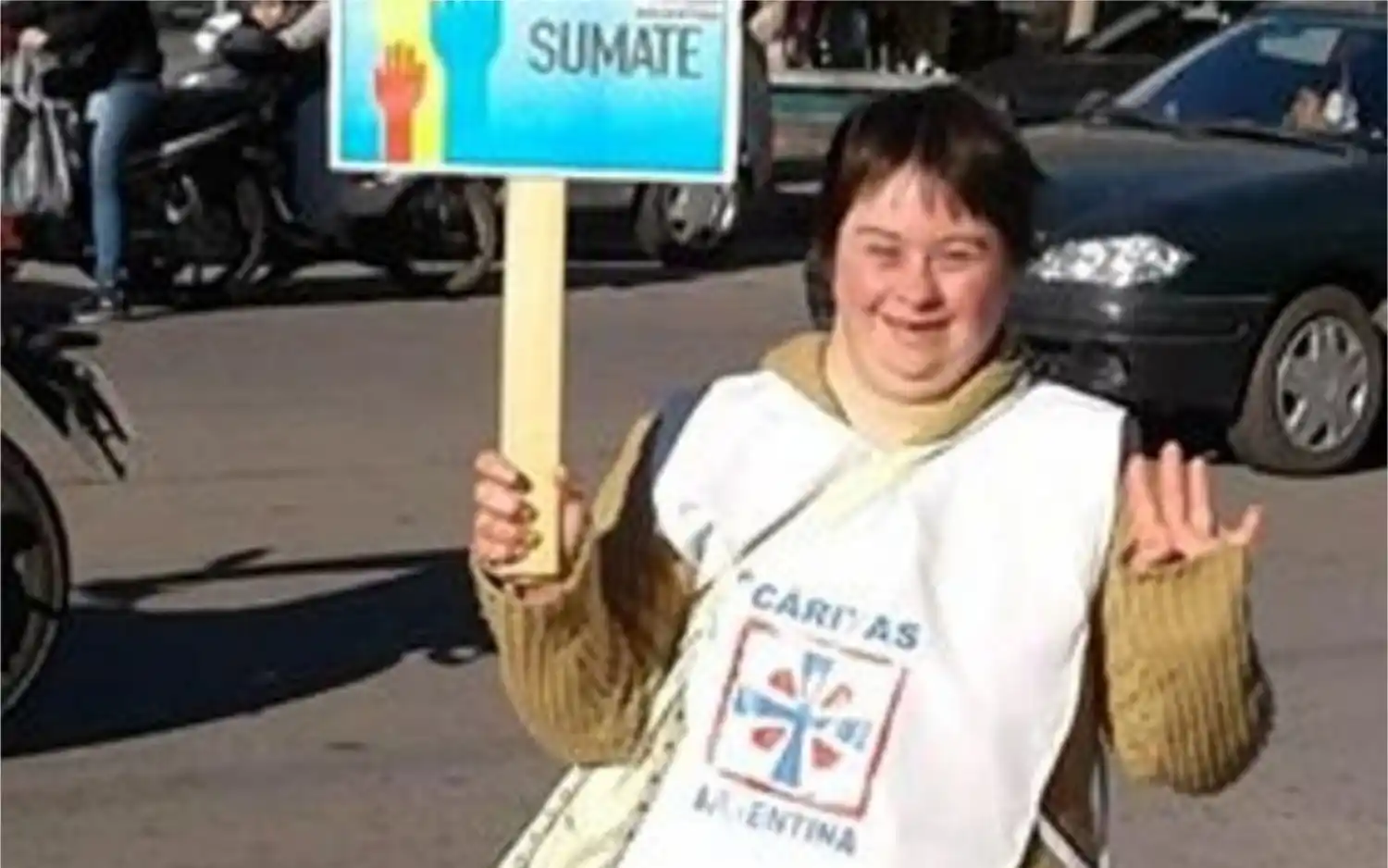 Una vecina con síndrome de down donará un pabellón a la Policía Comunal de 9 de Julio