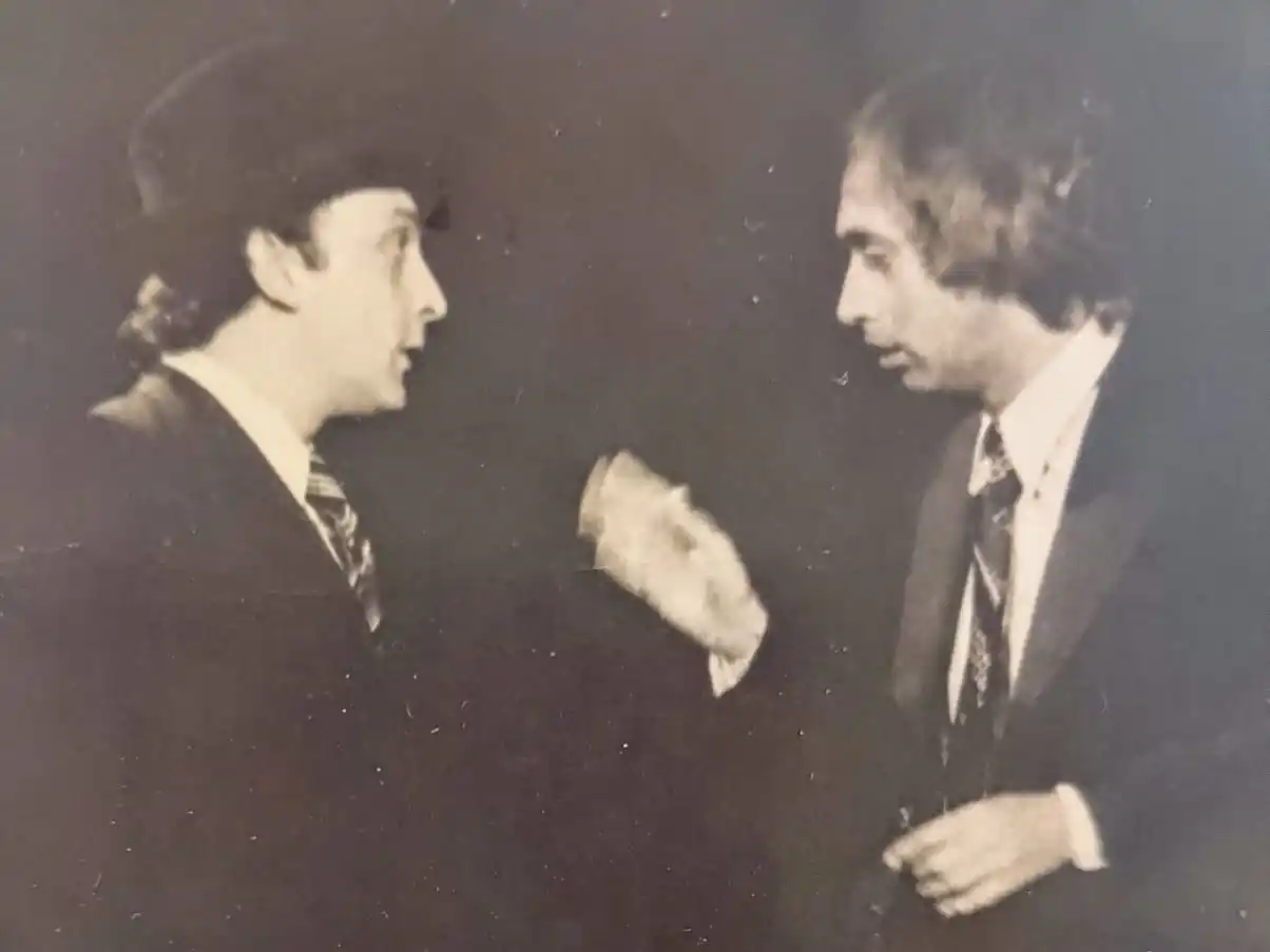 Pepe Cruz y Luis Brandoni