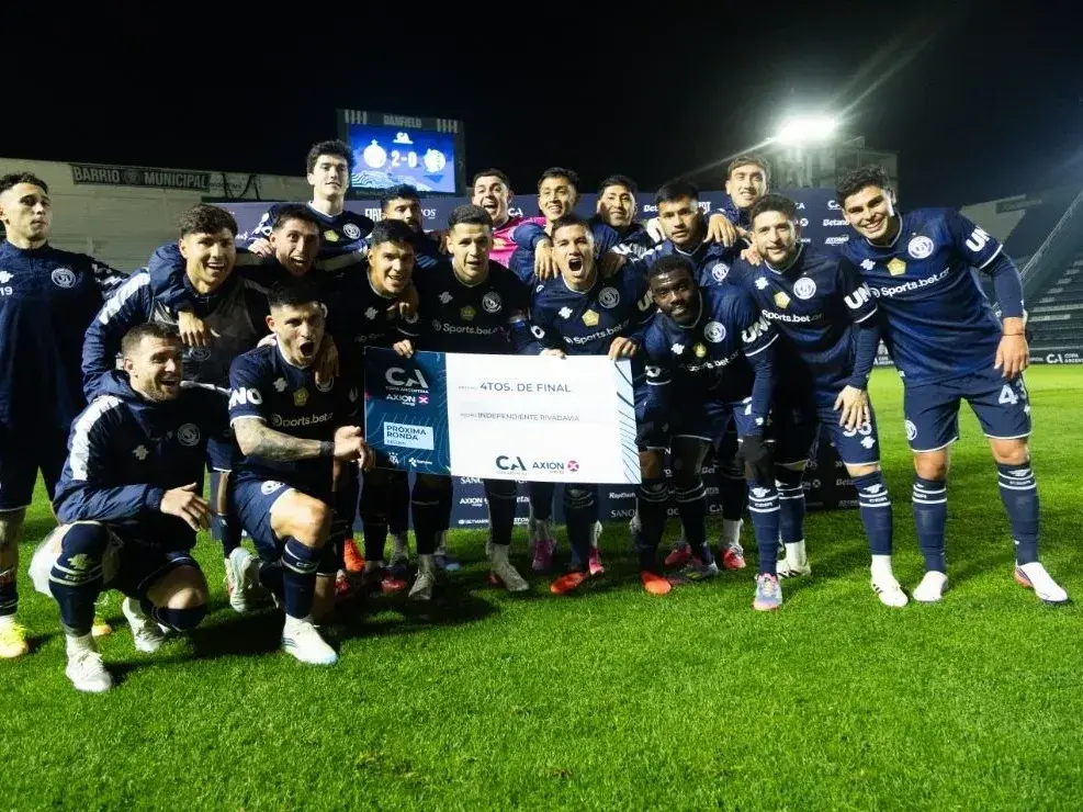 La Lepra mendocina venció 2 a 0 a Aldosivi y está en cuartos de la Copa nacional. Foto: Copa Argentina