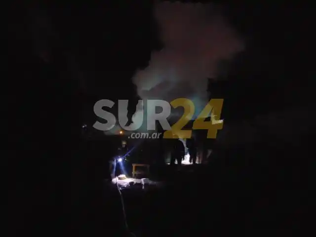 Venado Tuerto: pérdidas totales en el incendio de un galpón
