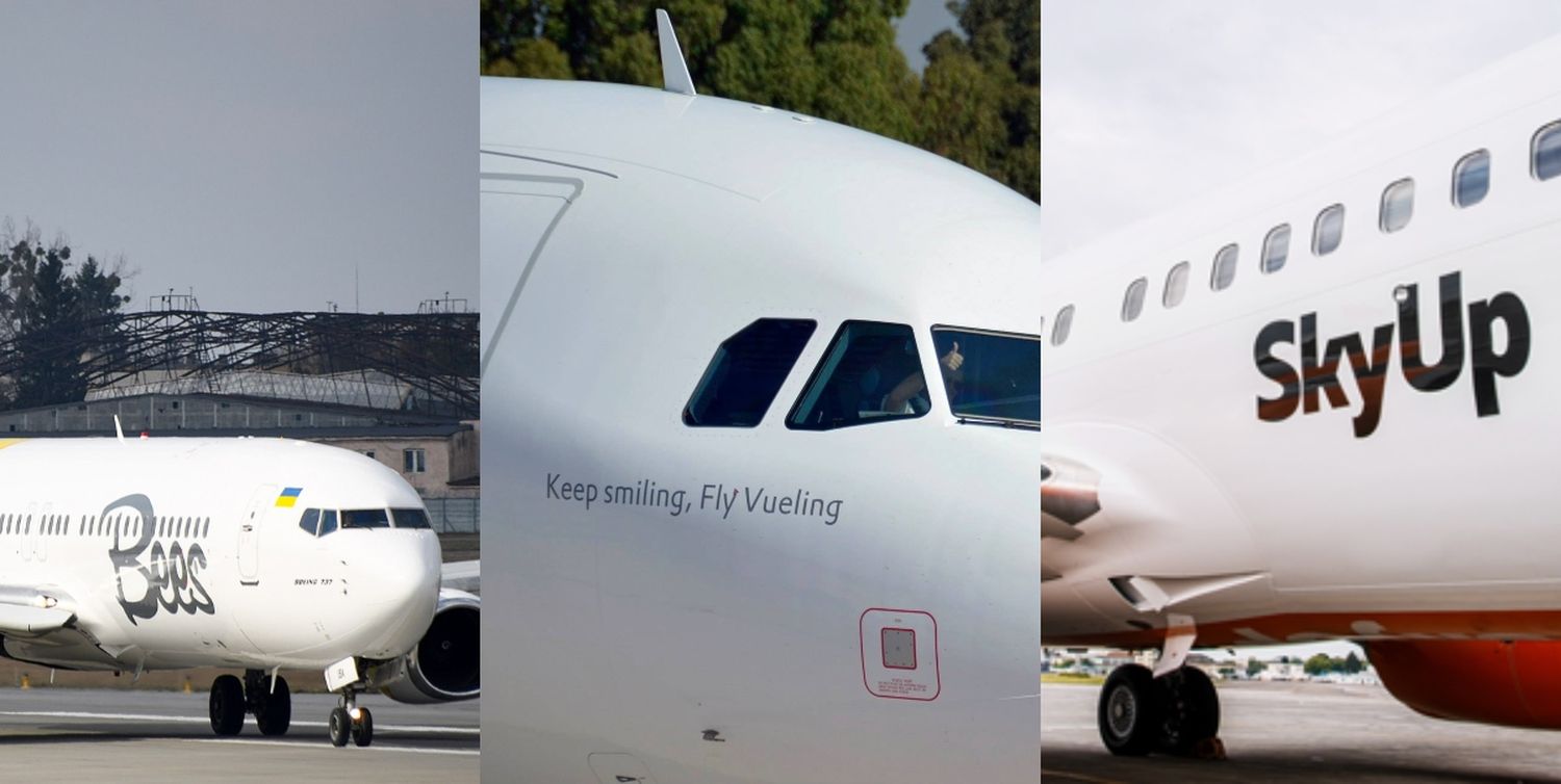 Bees, Sky Up y Vueling se lanzan a competir con vuelos entre España y Ucrania