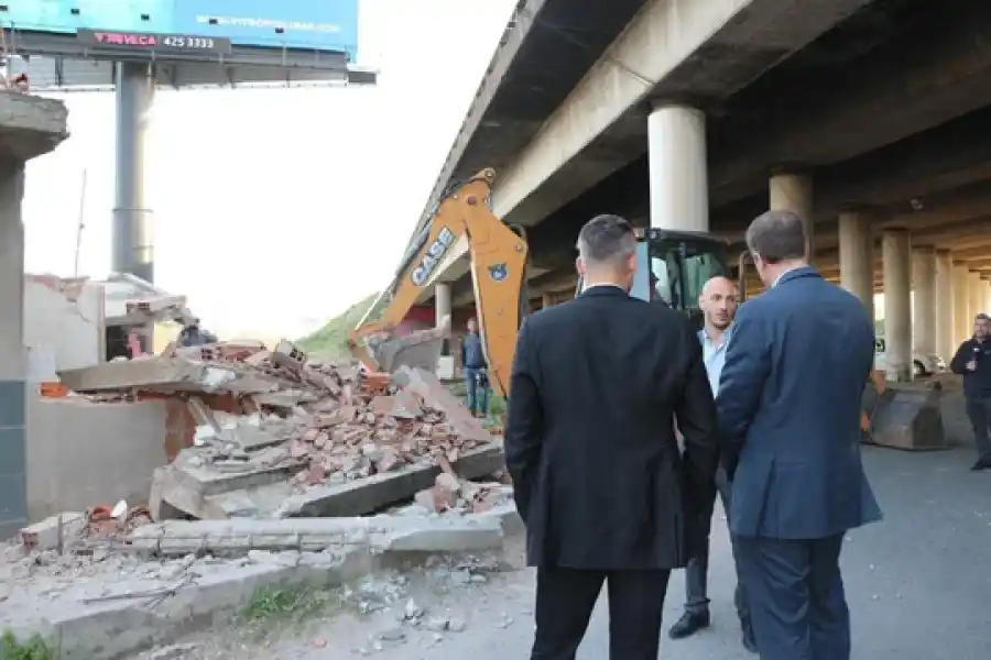 Derribaron dos bunkers de drogas en Rosario relacionados a los crímenes del colectivero y el playero