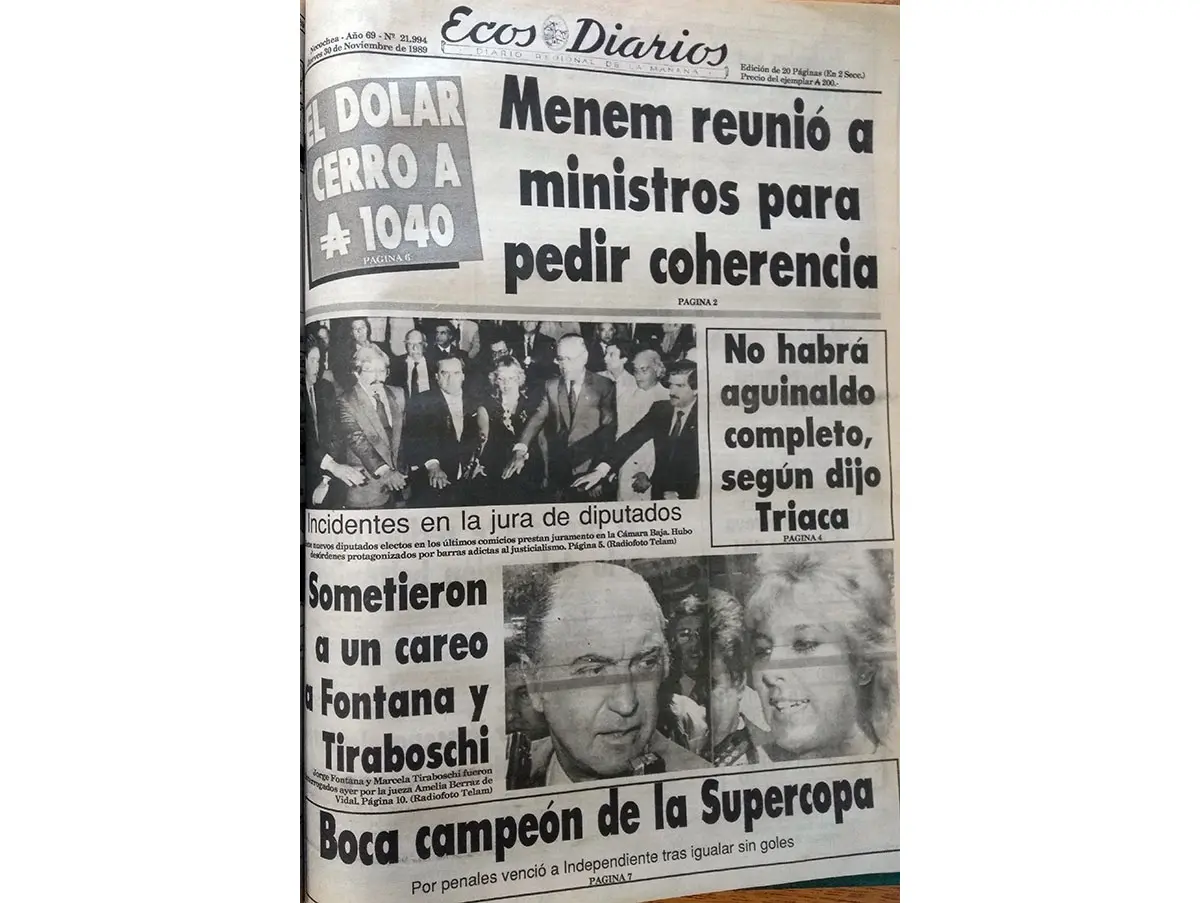 Jueves 30 de noviembre de 1989