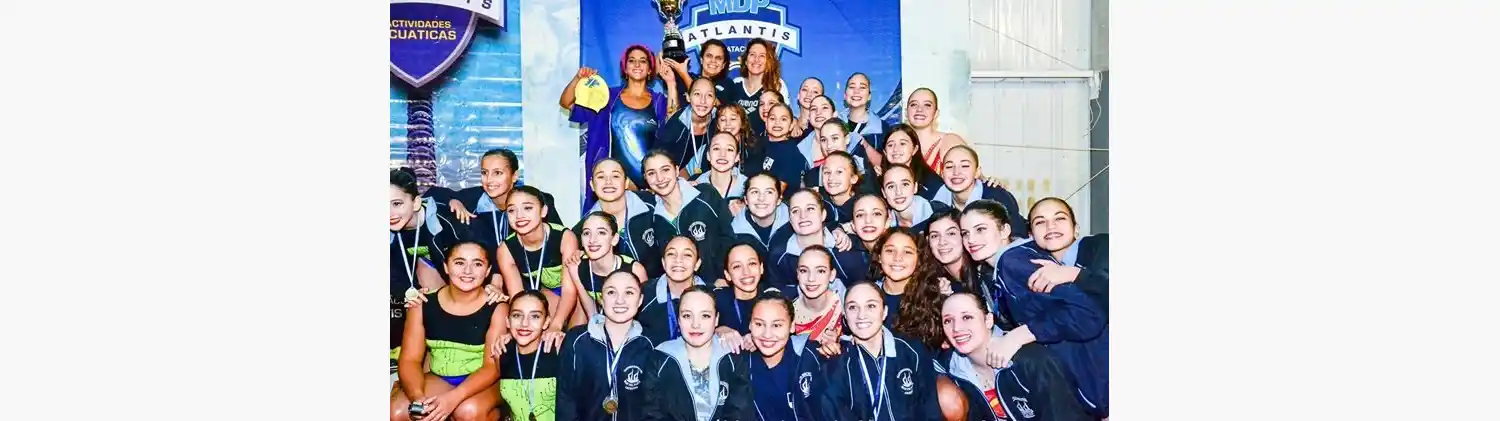 Nado Sincronizado: histórico triunfo de Mar del Plata con el Club Atlantis