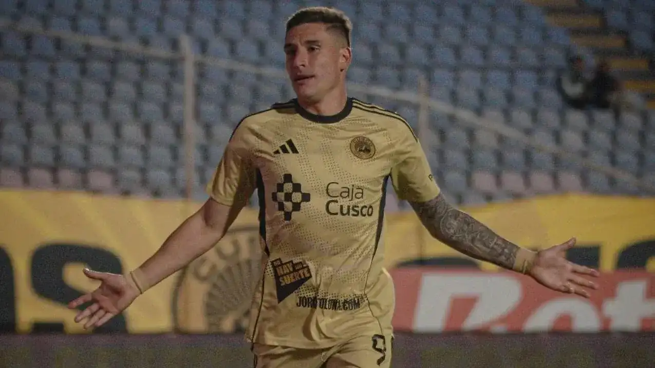 Callejo aportó dos goles en el triunfo de Cusco. (Fotos de prensa Cusco).