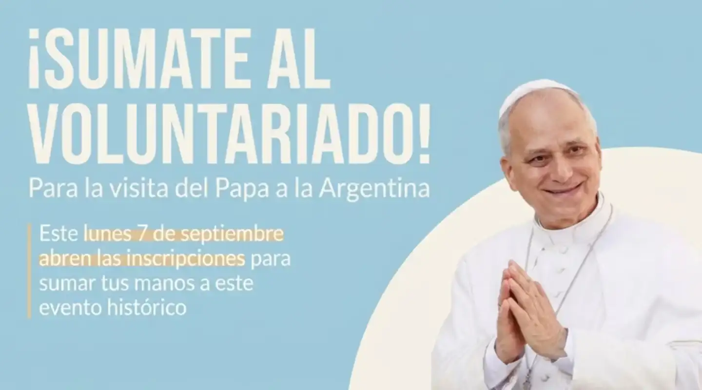 voluntarios para recibir al papa León XIV - 3