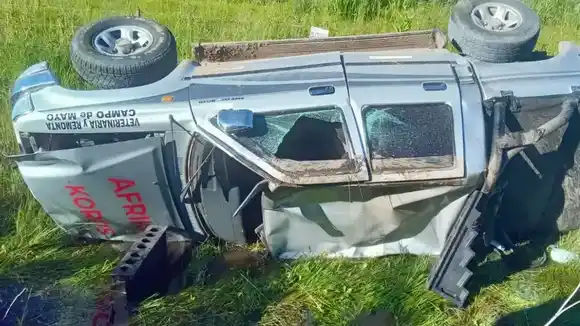 Accidente fatal en Ruta 50: un hombre de 79 años murió tras volcar su camioneta cerca de Cacharí