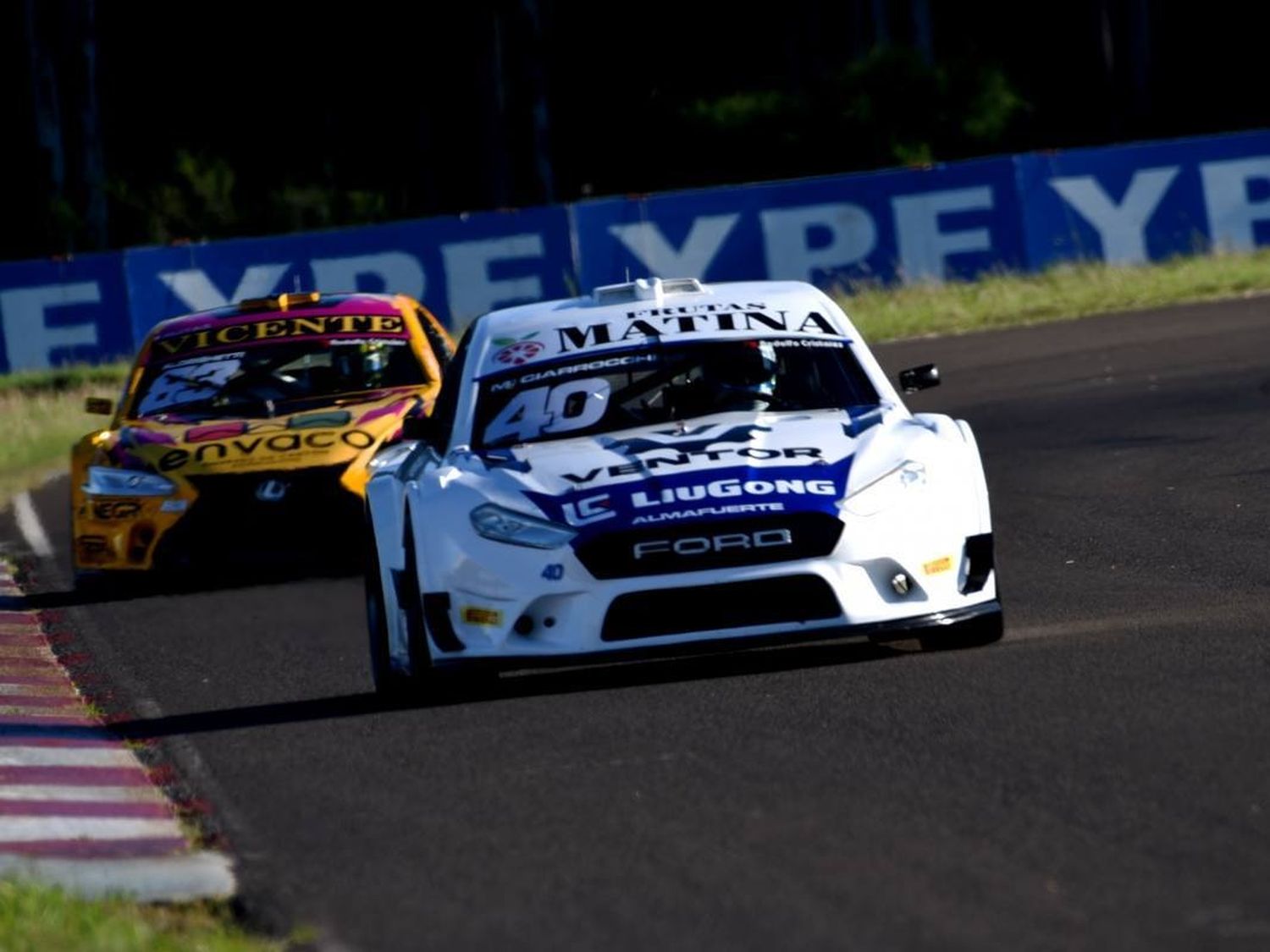 El auto de Ciarrocchi picó en punta en toda la carrera (crédito: Prensa Top Race).