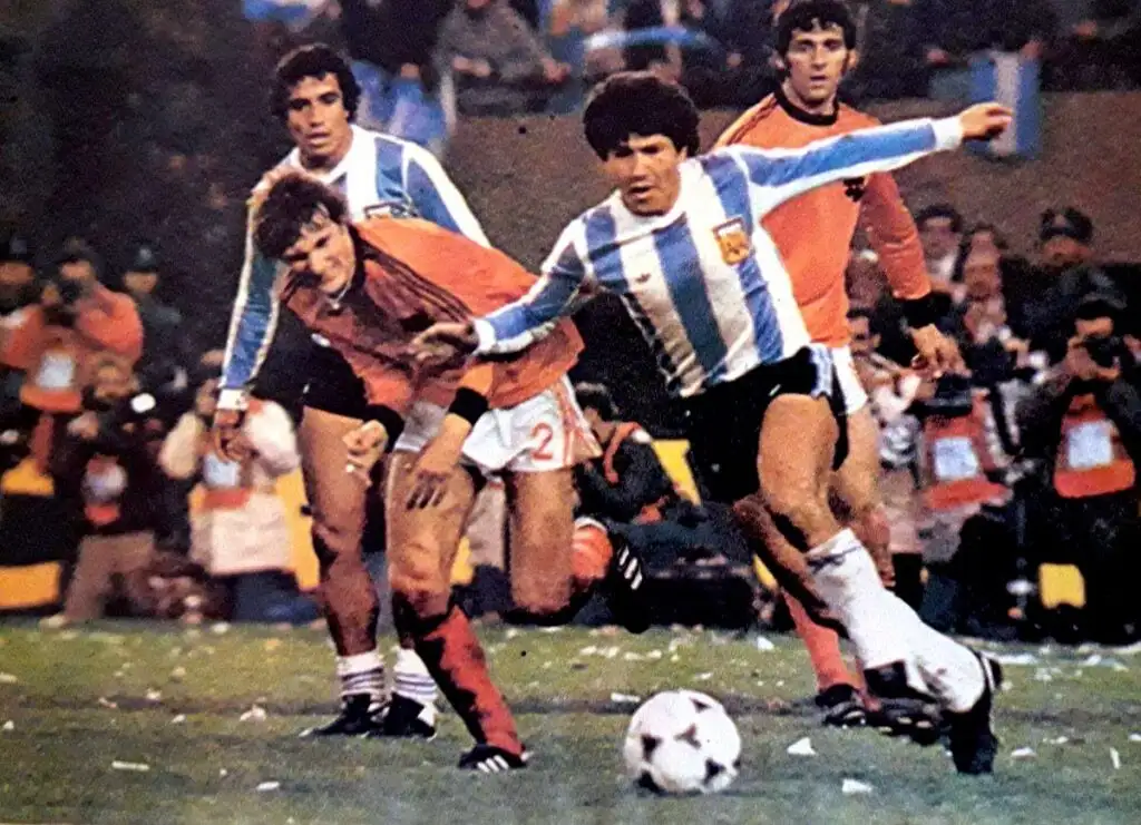 Galván, en la final del Mundial 1978 frente a Holanda.
