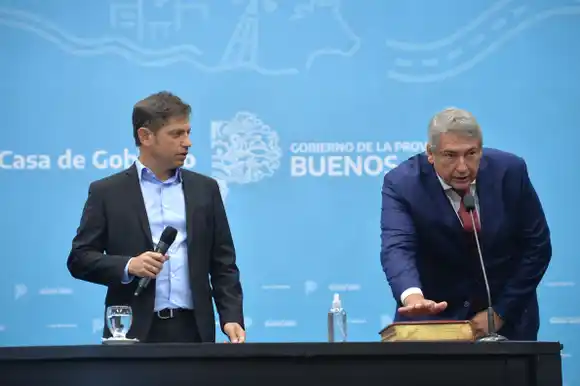 Juró el ministro de Transporte bonaerense, Jorge D'Onofrio