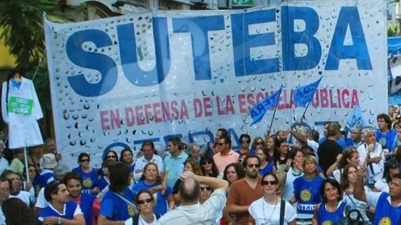 Docentes de Suteba van al paro en la Provincia