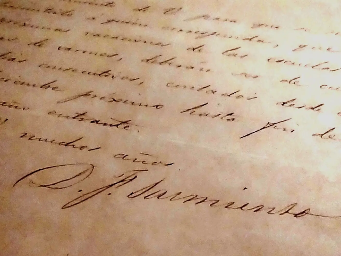 L carta hallada en el archivo del Juzgado de Paz data de 1856