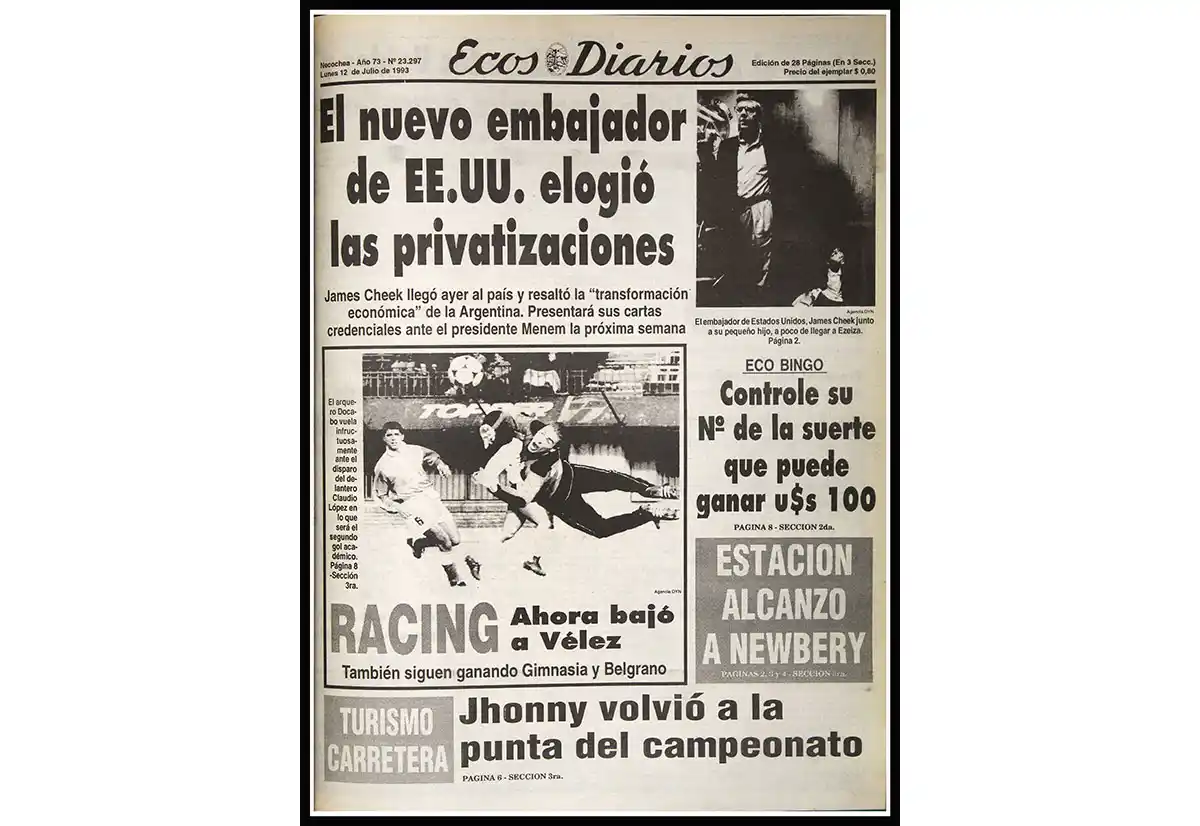 Lunes 12 de julio de 1993