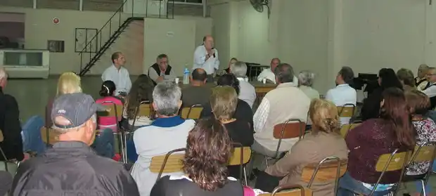 Busti visitó Santa Elena y criticó duramente al Gobierno de la Nación