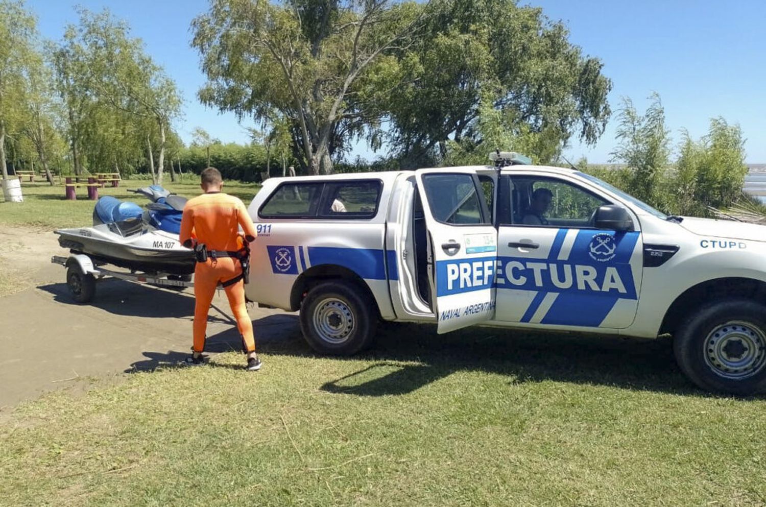 Hallaron el cuerpo del kitesurfista desaparecido el sábado en el Río de la Plata