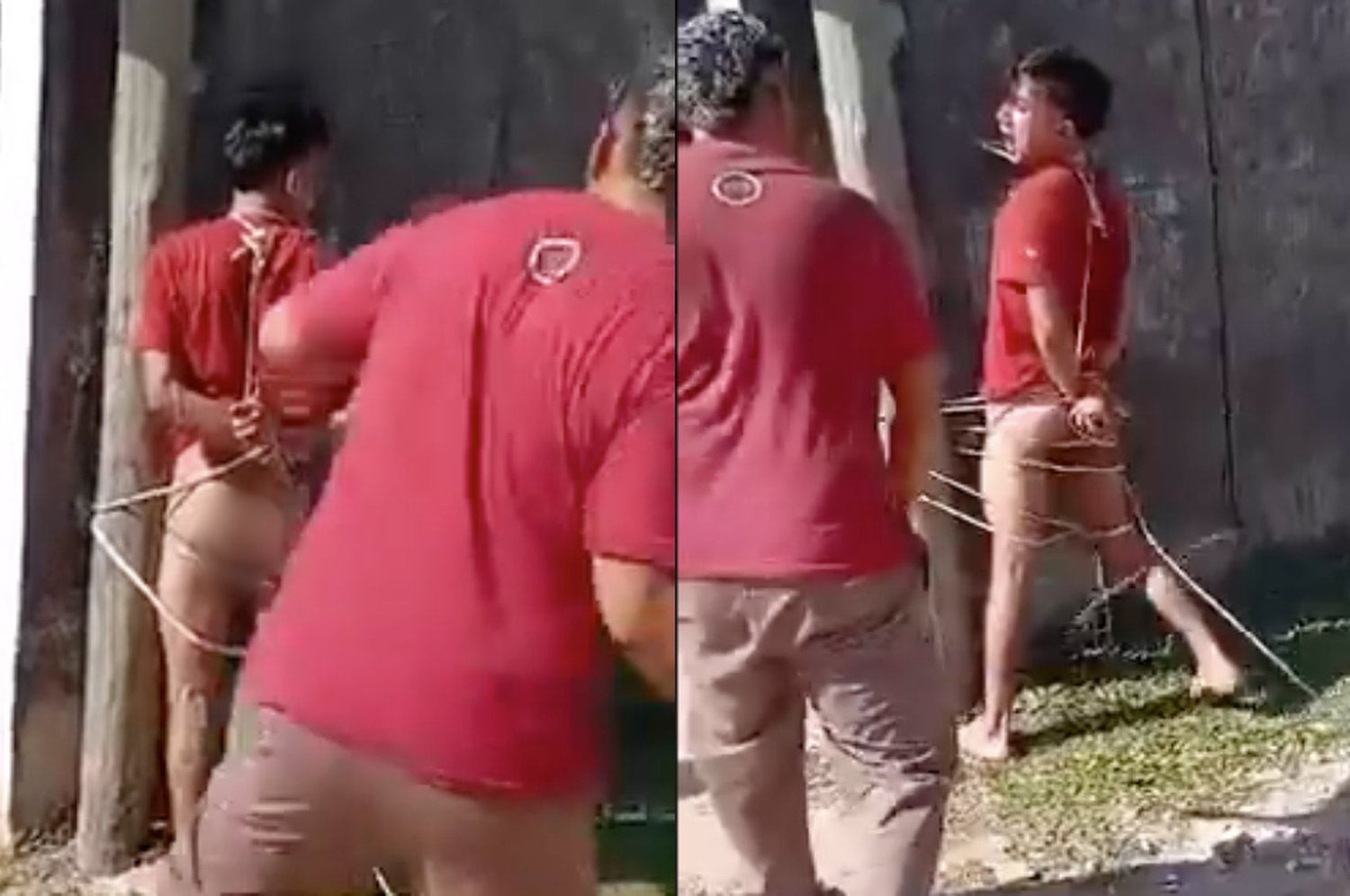 Un hombre le dio varios latigazos a un joven ladrón en Corrientes.