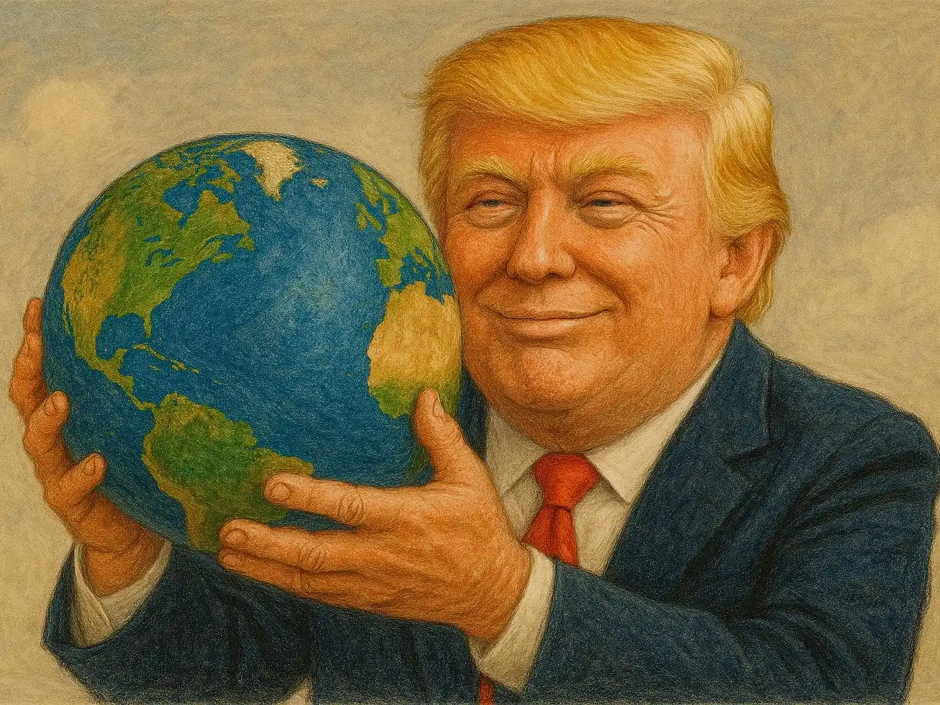 Trump declara sobre los aranceles: "me están besando el culo".