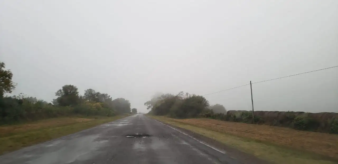 Alerta por reducción de visibilidad por bancos de niebla