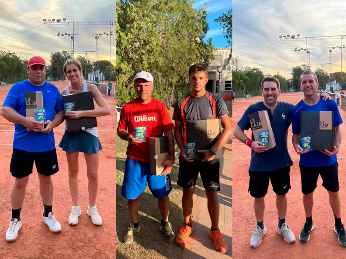 Jugaron torneo de tenis en el Sport