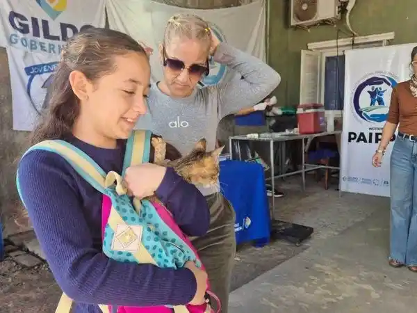 Operativo gratuito de vacunación
antirrábica en La Nueva Formosa