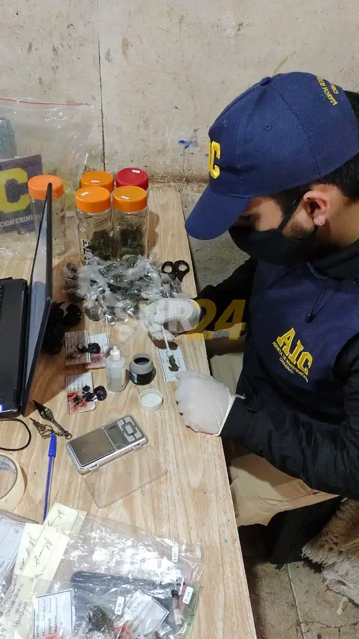 Firmat: Allanamiento y detención por infracción a la ley de estupefaciente