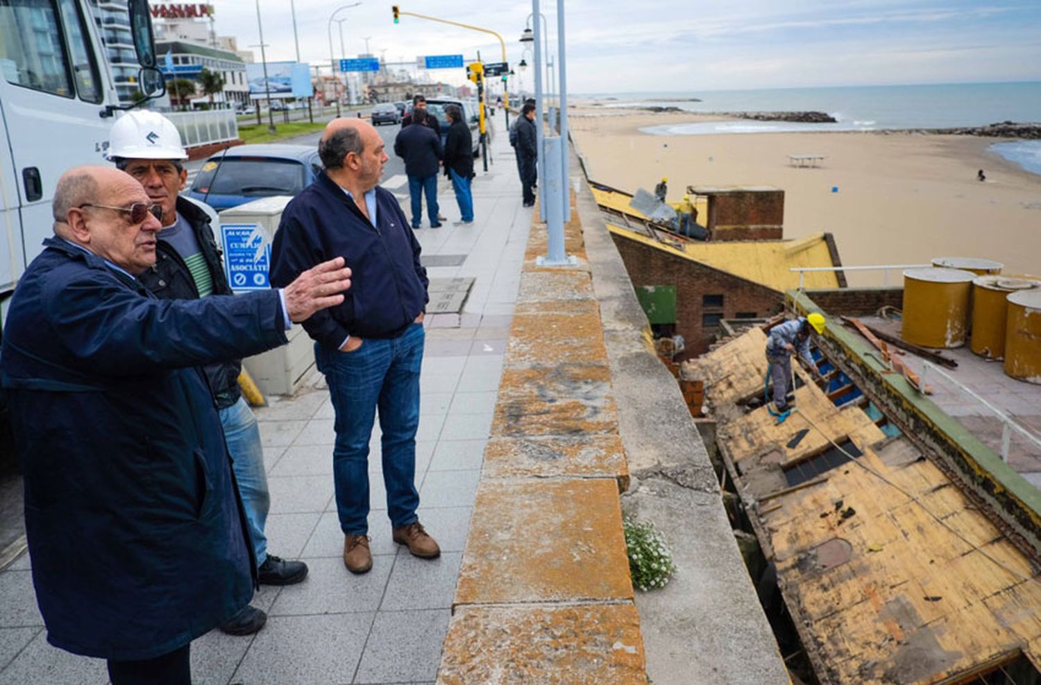 Comenzaron a demoler la construcción del Balneario Perla 5