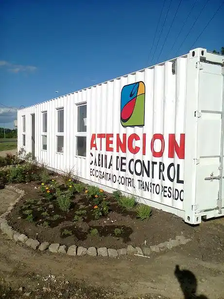 Nueva estructura container para la cabina técnico sanitaria 