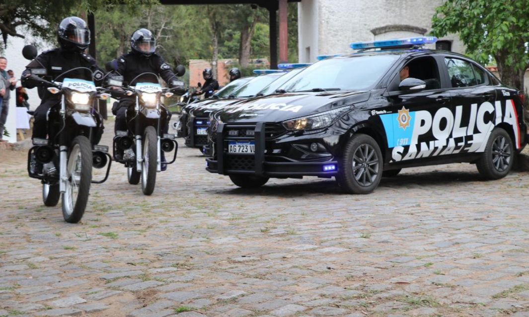 Amplio despilegue policial en Rosario y Santa Fe