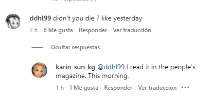 Algunos usuarios reaccionaron con sorpresa ante las publicaciones recientes en la cuenta de Christina en Instagram