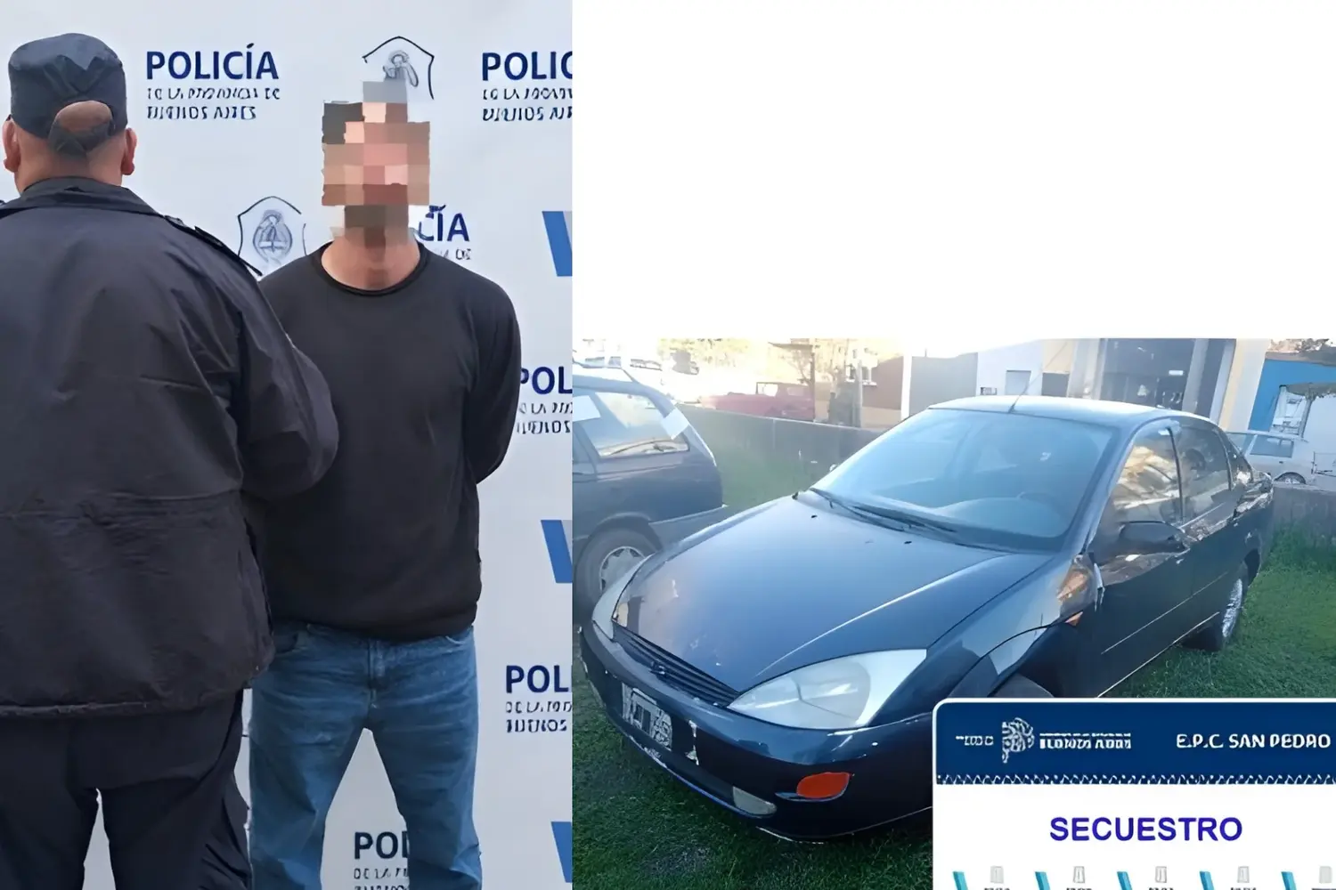 El auto fue secuestrado porque el conductor dio positivo al test de alcoholemia.