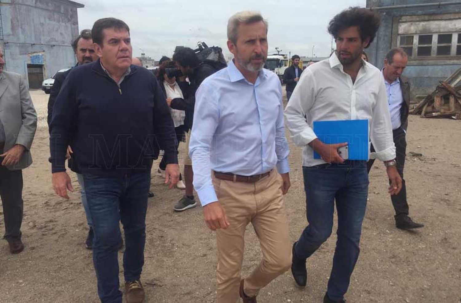 Frigerio aseguró que la obra del gasoducto "avanza a buen ritmo"