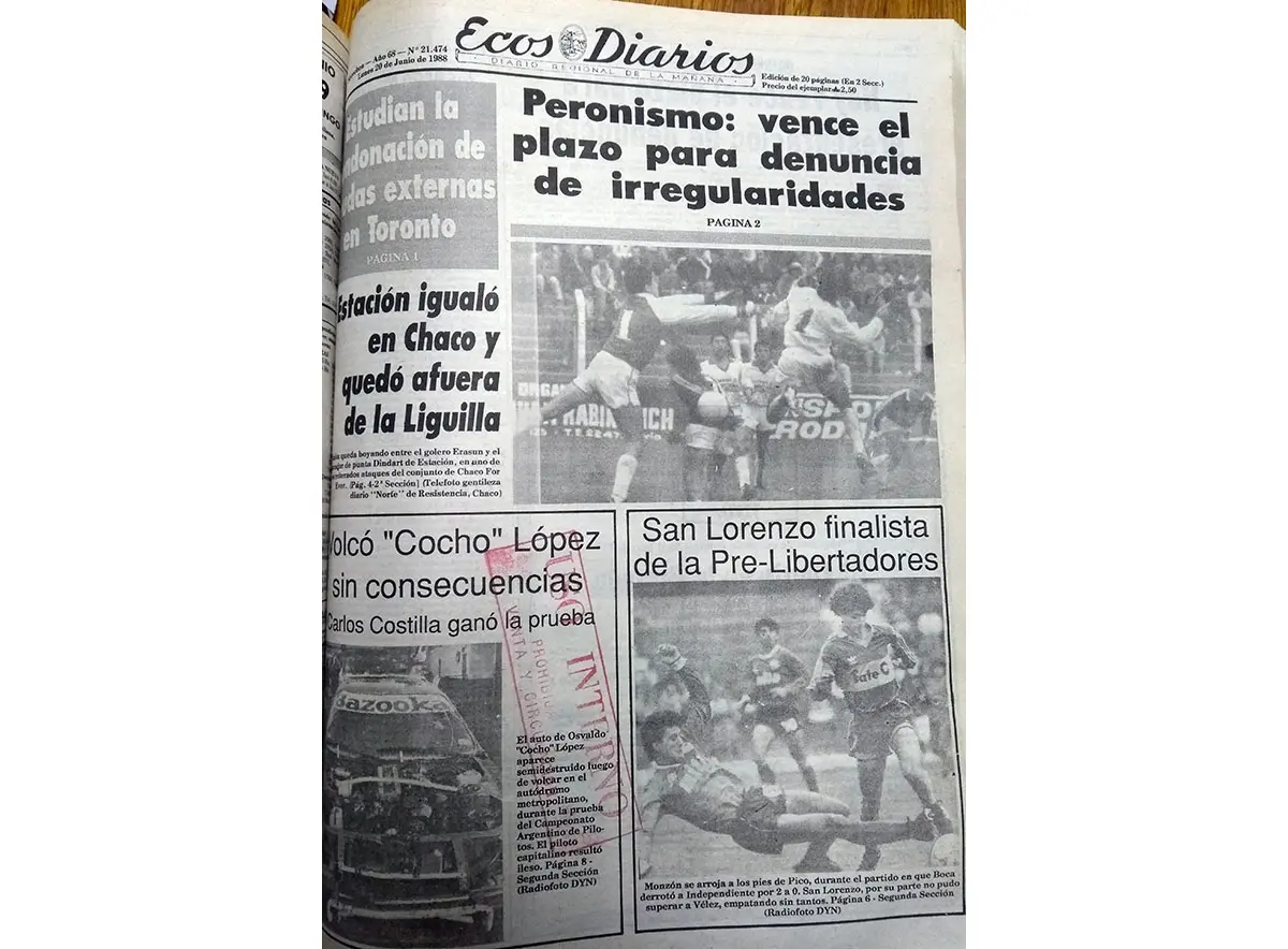 Lunes 20 de junio de 1988