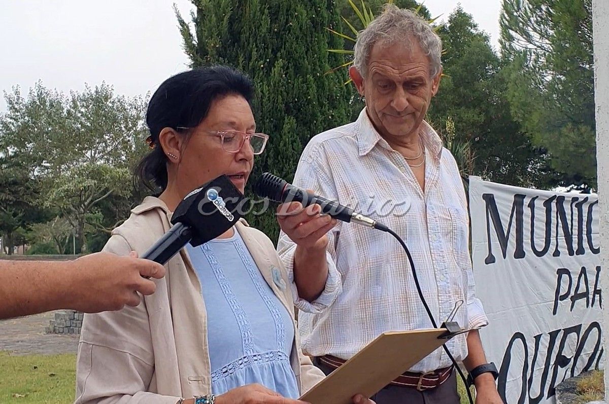 Discurso. Brindó Adriana Tapia