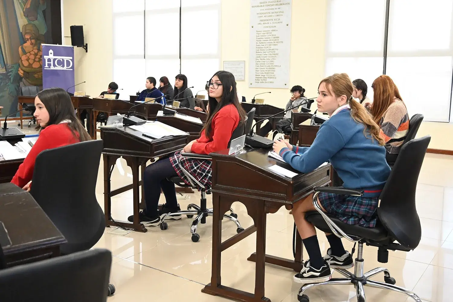 Tigre: Más de 20 escuelas del distrito formaron parte del Parlamento Juvenil 2026 en el Concejo