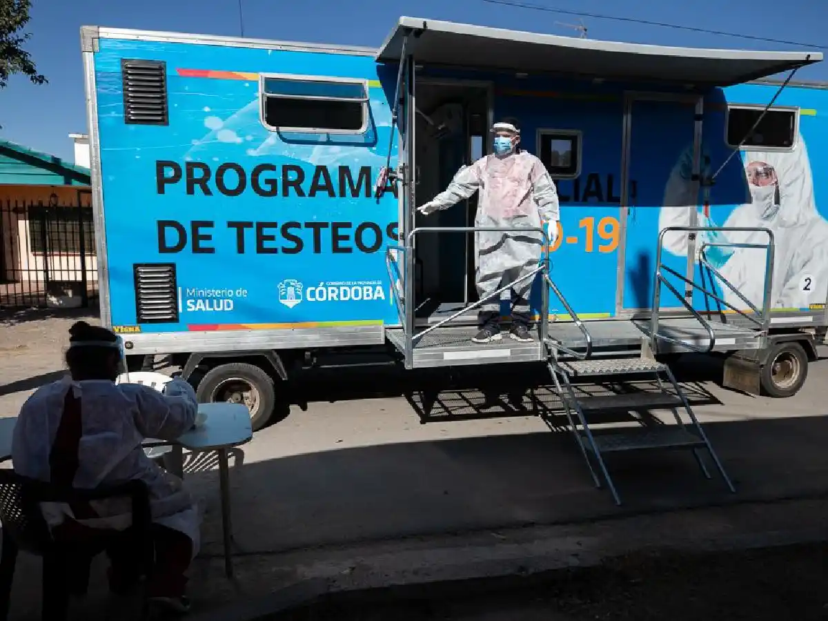 Córdoba reportó 16 muertes y 1.965 contagios de Covid-19 en sólo 24 horas