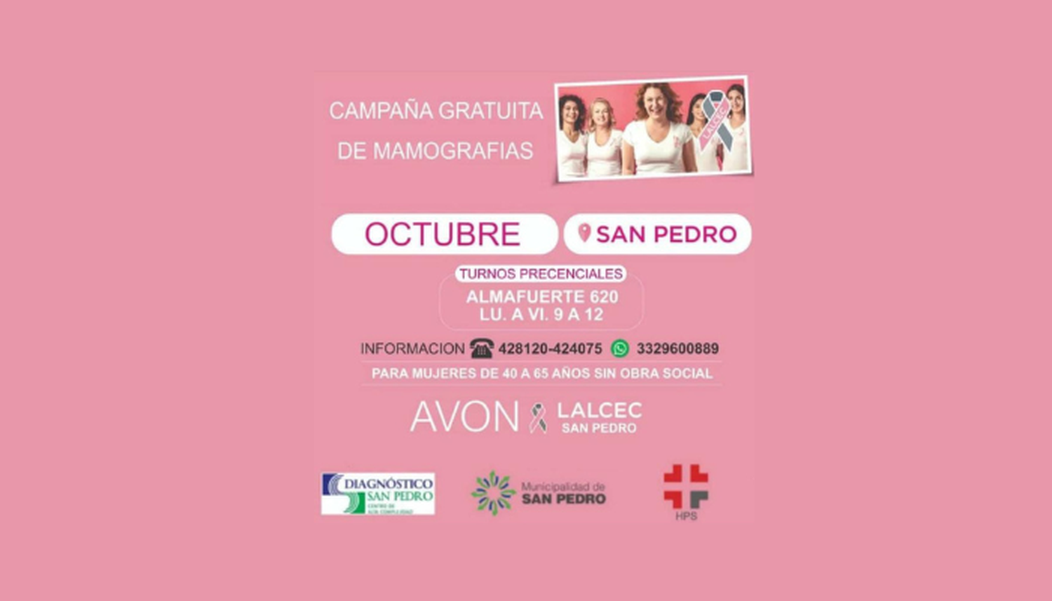 Campaña de mamografías